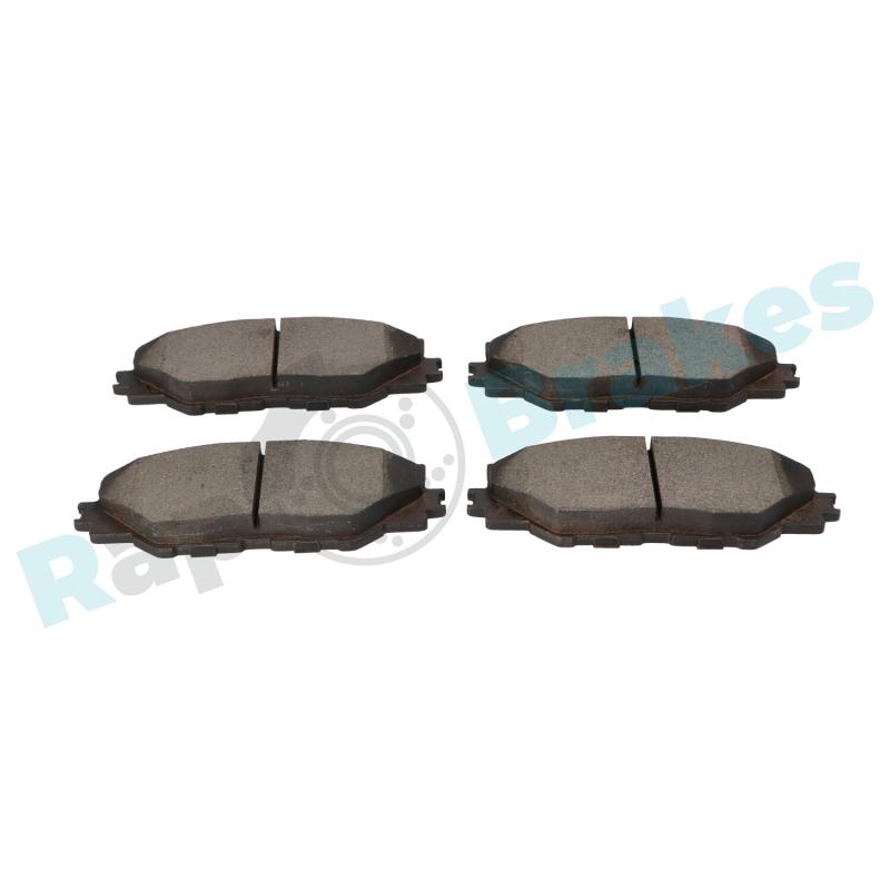 Jeu de 4 plaquettes de frein avant RAP BRAKES R-P1202 - Visuel 2