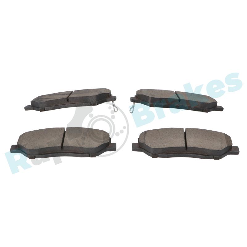 Jeu de 4 plaquettes de frein avant RAP BRAKES R-P1209 - Visuel 2