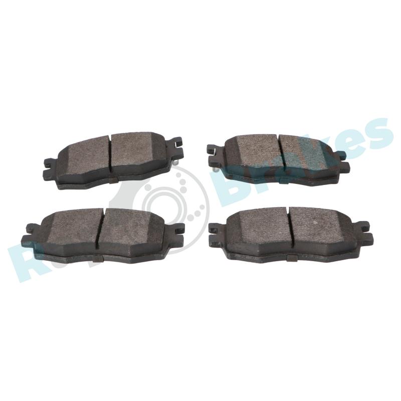 Jeu de 4 plaquettes de frein avant RAP BRAKES R-P1211 - Visuel 2