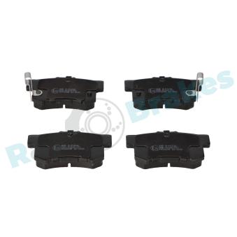 Jeu de 4 plaquettes de frein arrière RAP BRAKES [R-P1236]