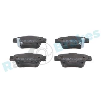 Jeu de 4 plaquettes de frein avant RAP BRAKES OEM 0446658010