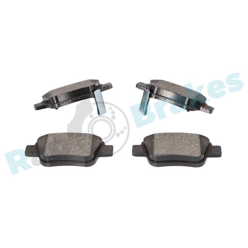 Jeu de 4 plaquettes de frein avant RAP BRAKES R-P1244 - Visuel 2