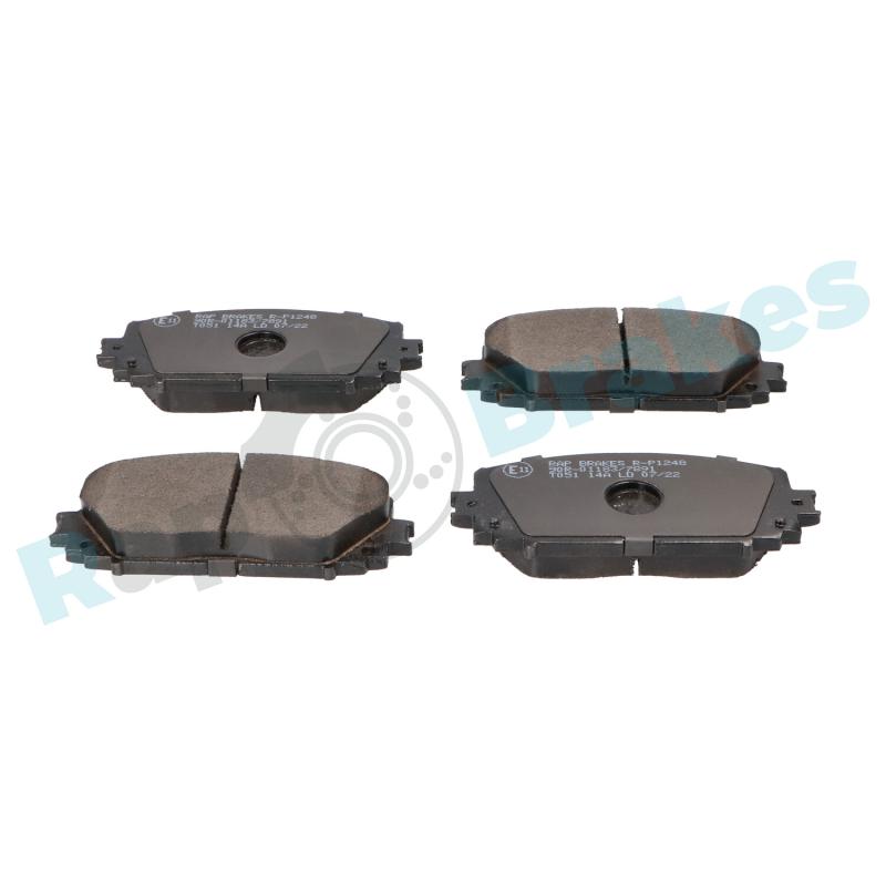Jeu de 4 plaquettes de frein avant RAP BRAKES R-P1248 - Visuel 1