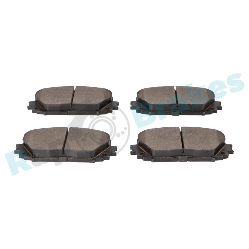 Jeu de 4 plaquettes de frein avant RAP BRAKES R-P1248 - Visuel 2