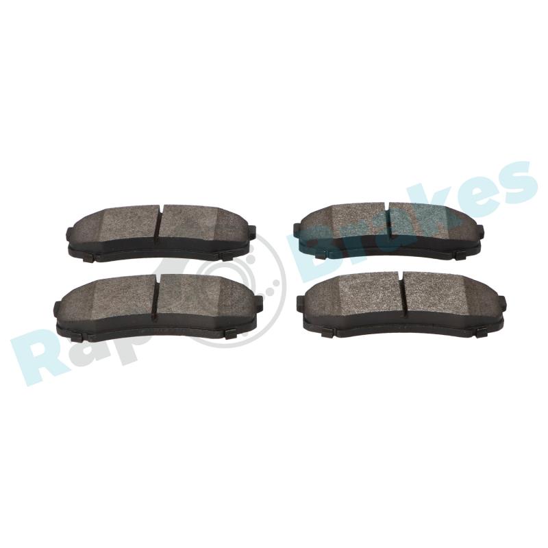Jeu de 4 plaquettes de frein avant RAP BRAKES R-P1251 - Visuel 2