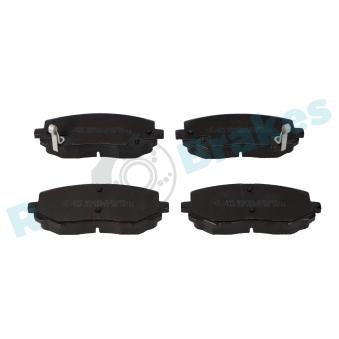 Jeu de 4 plaquettes de frein avant RAP BRAKES [R-P1295]
