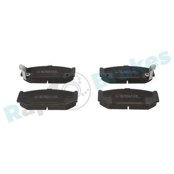 Jeu de 4 plaquettes de frein avant RAP BRAKES OEM 5581071L00