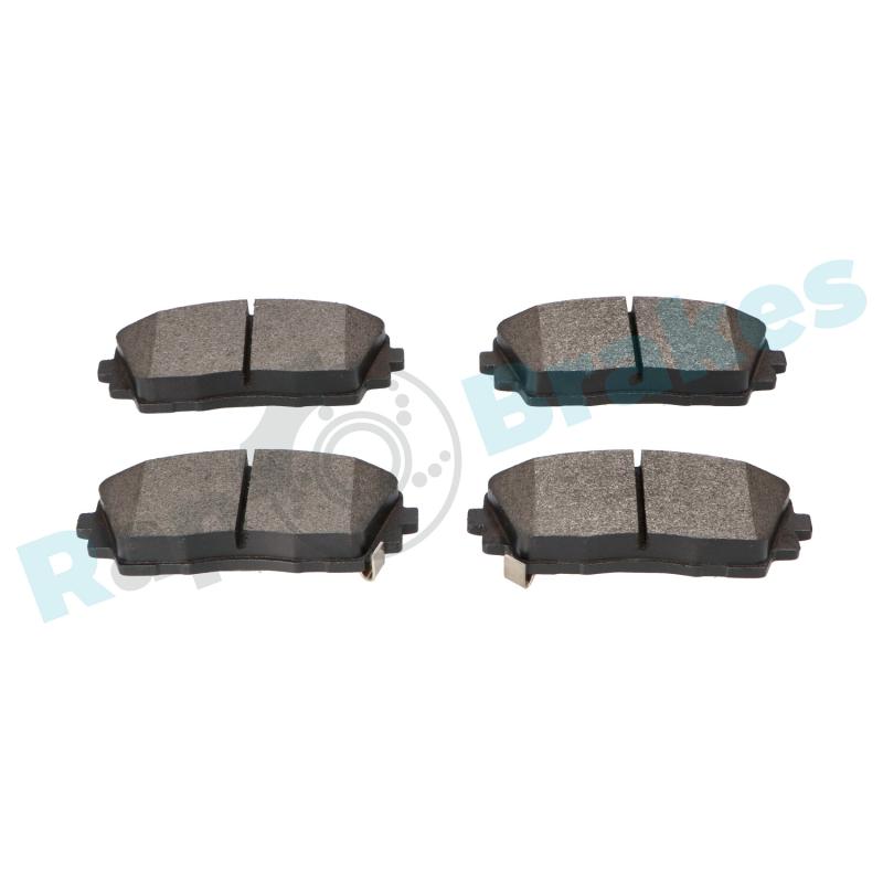 Jeu de 4 plaquettes de frein avant RAP BRAKES R-P1314 - Visuel 2