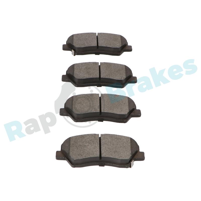 Jeu de 4 plaquettes de frein avant RAP BRAKES R-P1323 - Visuel 2