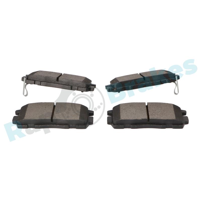 Jeu de 4 plaquettes de frein arrière RAP BRAKES R-P1330 - Visuel 2