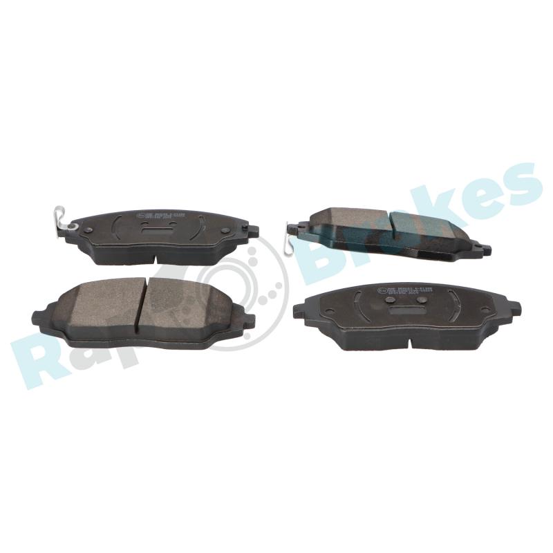 Jeu de 4 plaquettes de frein avant RAP BRAKES R-P1338 - Visuel 1
