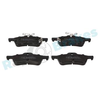 Jeu de 4 plaquettes de frein arrière RAP BRAKES OEM 43022TV0E00