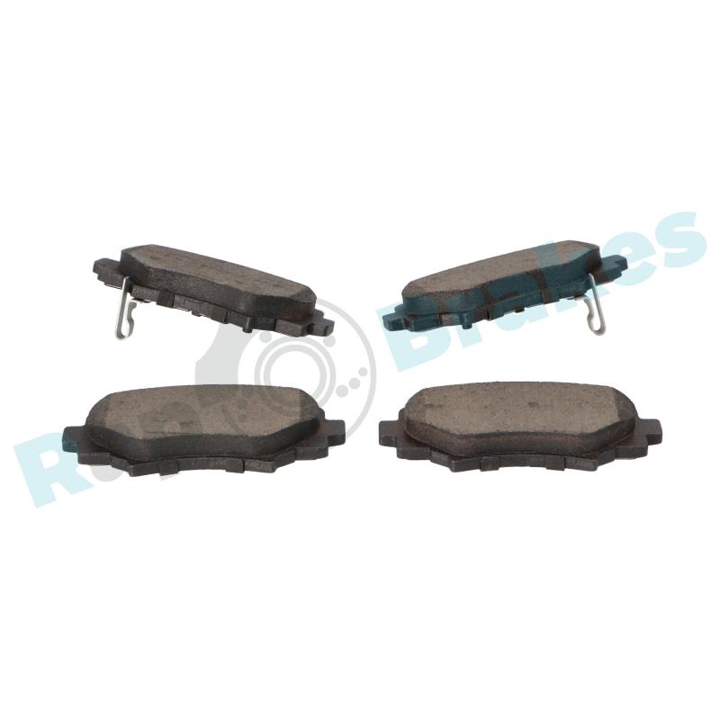Jeu de 4 plaquettes de frein arrière RAP BRAKES R-P1347 - Visuel 2