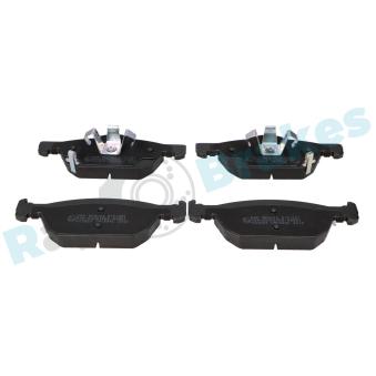 Jeu de 4 plaquettes de frein avant RAP BRAKES [R-P1351]