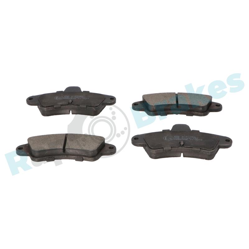 Jeu de 4 plaquettes de frein arrière RAP BRAKES R-P1386 - Visuel 1