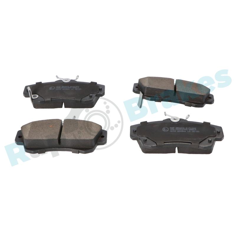 Jeu de 4 plaquettes de frein avant RAP BRAKES R-P1393 - Visuel 1