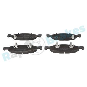 Jeu de 4 plaquettes de frein avant RAP BRAKES OEM K05011969AA