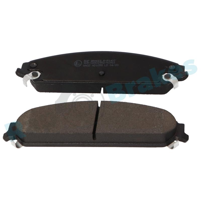 Jeu de 4 plaquettes de frein avant RAP BRAKES R-P1407 - Visuel 1