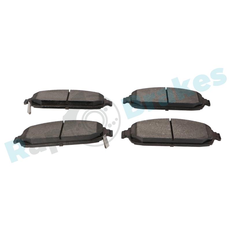 Jeu de 4 plaquettes de frein avant RAP BRAKES R-P1409 - Visuel 2