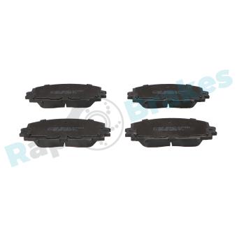 Jeu de 4 plaquettes de frein avant RAP BRAKES [R-P1421]