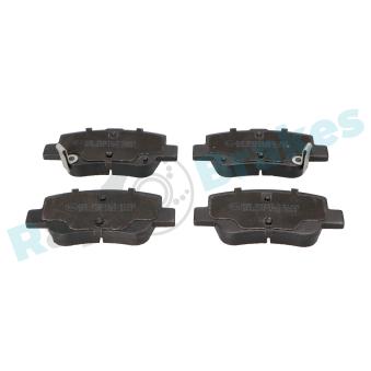 Jeu de 4 plaquettes de frein arrière RAP BRAKES [R-P1423]