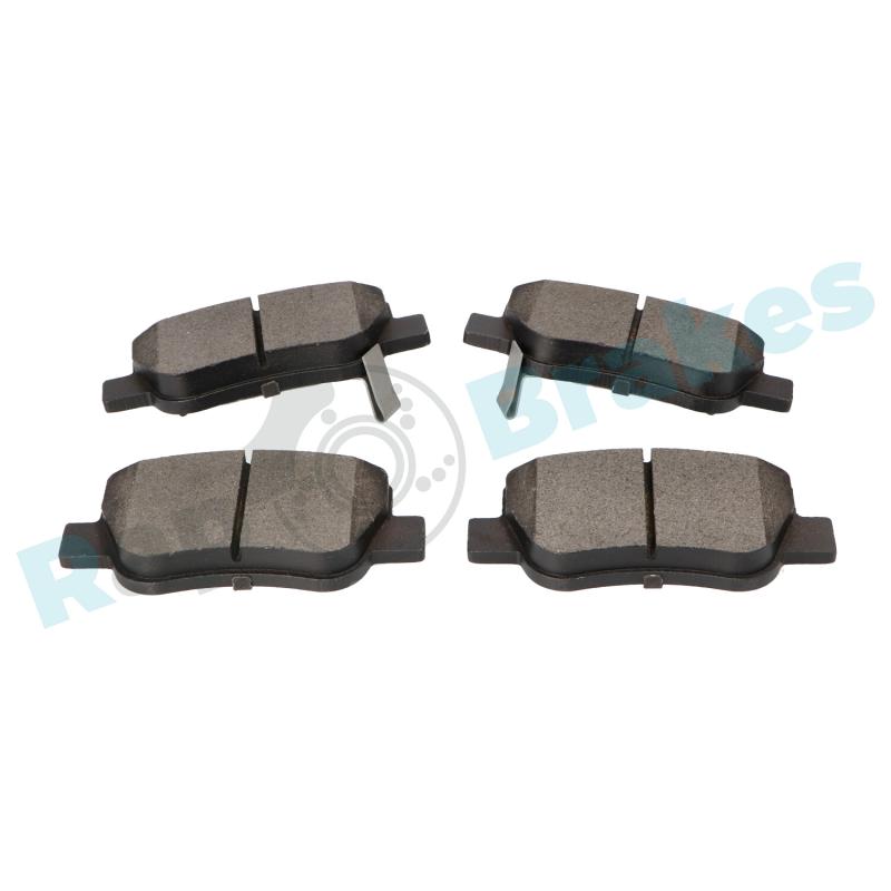 Jeu de 4 plaquettes de frein arrière RAP BRAKES R-P1423 - Visuel 2