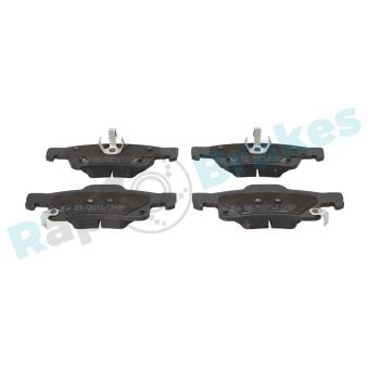 Jeu de 4 plaquettes de frein arrière RAP BRAKES [R-P1427]