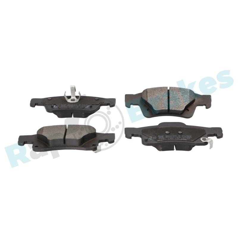 Jeu de 4 plaquettes de frein arrière RAP BRAKES R-P1427 - Visuel 1