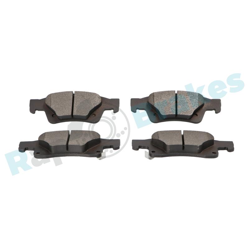 Jeu de 4 plaquettes de frein arrière RAP BRAKES R-P1427 - Visuel 2