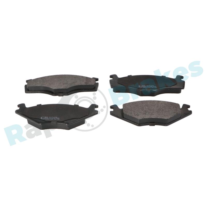 Jeu de 4 plaquettes de frein avant RAP BRAKES R-P1440 - Visuel 1