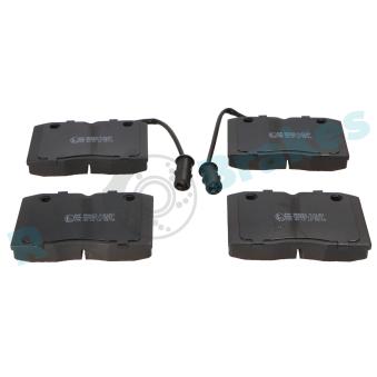 Jeu de 4 plaquettes de frein avant RAP BRAKES OEM 1906039