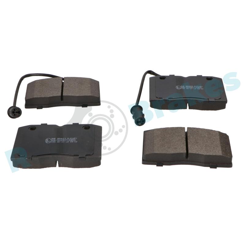 Jeu de 4 plaquettes de frein avant RAP BRAKES R-P1451 - Visuel 1