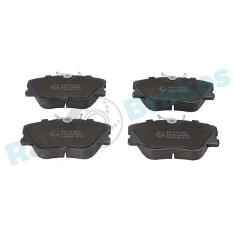 Jeu de 4 plaquettes de frein avant RAP BRAKES OEM A0024209920