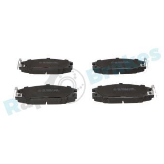 Jeu de 4 plaquettes de frein avant RAP BRAKES OEM 8944611550