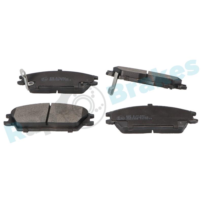 Jeu de 4 plaquettes de frein avant RAP BRAKES R-P1483 - Visuel 1