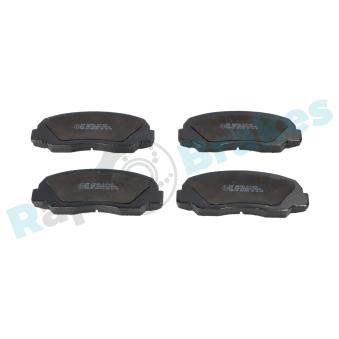 Jeu de 4 plaquettes de frein avant RAP BRAKES OEM 0449160020000