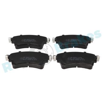 Jeu de 4 plaquettes de frein arrière RAP BRAKES [R-P1506]