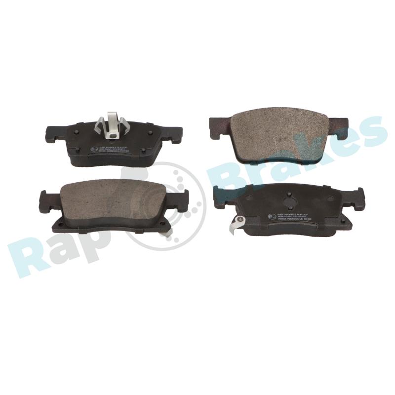 Jeu de 4 plaquettes de frein avant RAP BRAKES R-P1531 - Visuel 1