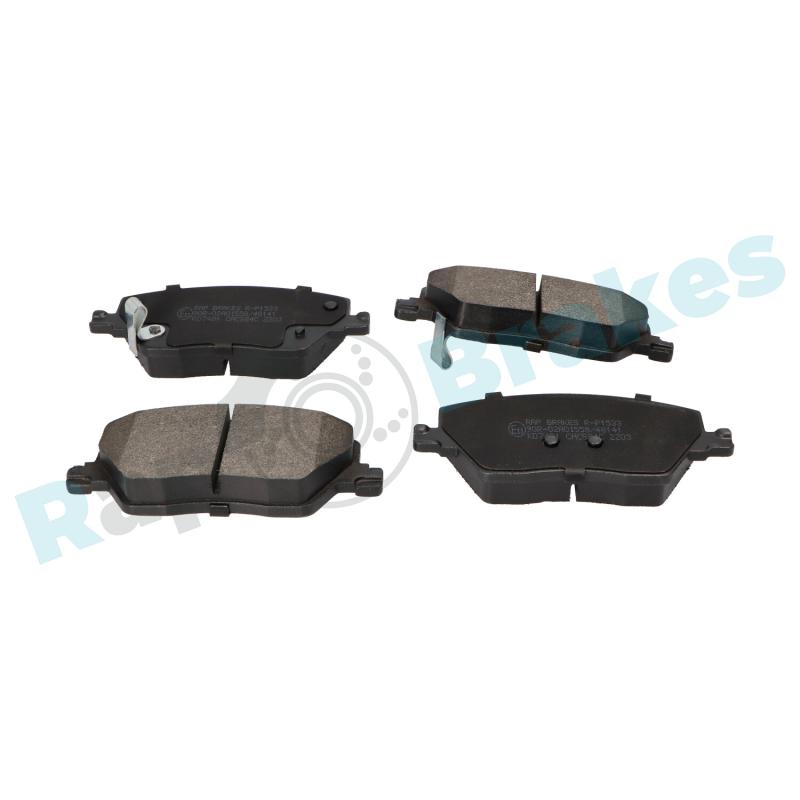 Jeu de 4 plaquettes de frein avant RAP BRAKES R-P1533 - Visuel 1