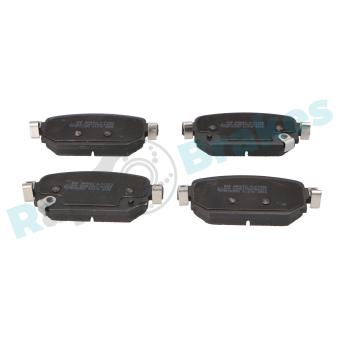Jeu de 4 plaquettes de frein arrière RAP BRAKES [R-P1550]