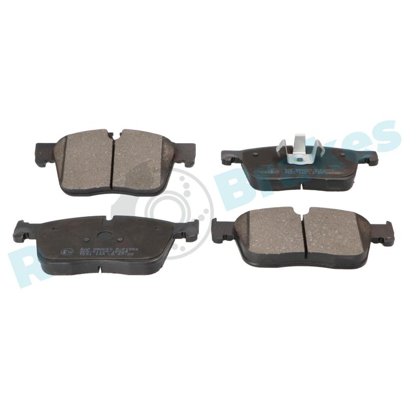 Jeu de 4 plaquettes de frein avant RAP BRAKES R-P1554 - Visuel 1