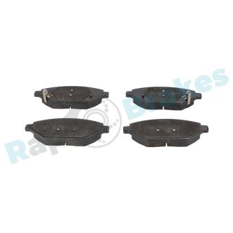 Jeu de 4 plaquettes de frein avant RAP BRAKES OEM 42349236