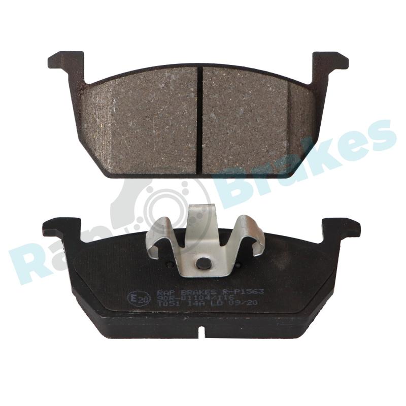 Jeu de 4 plaquettes de frein avant RAP BRAKES R-P1563 - Visuel 1