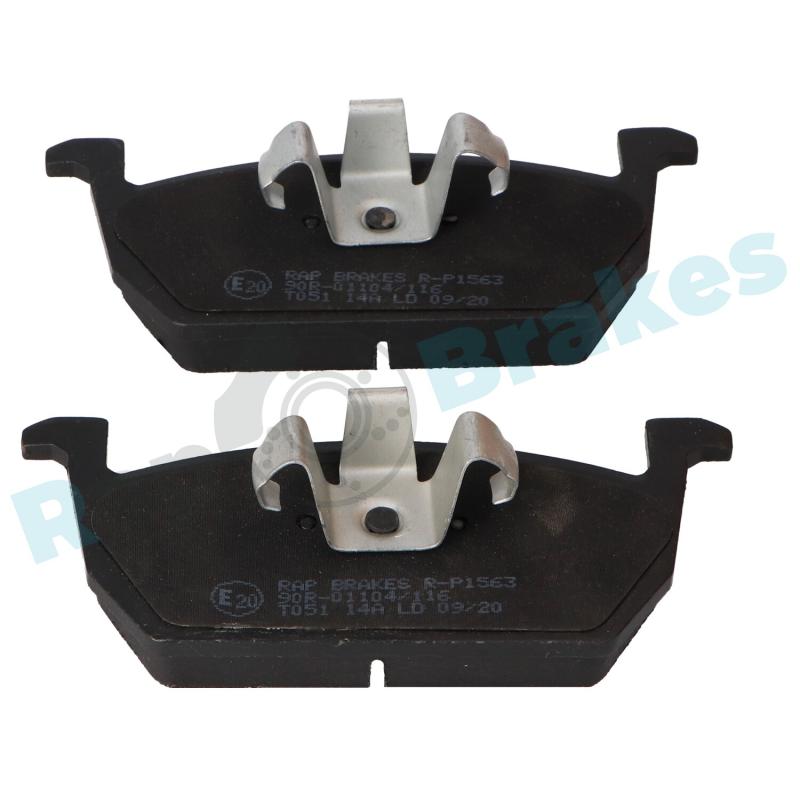 Jeu de 4 plaquettes de frein avant RAP BRAKES R-P1563 - Visuel 2