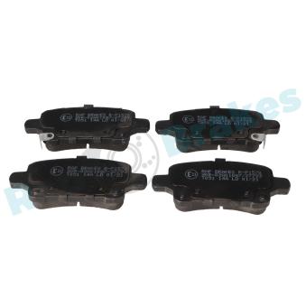 Jeu de 4 plaquettes de frein arrière RAP BRAKES OEM 13517515