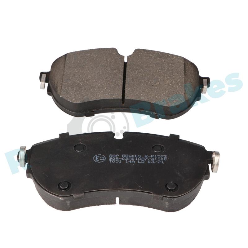 Jeu de 4 plaquettes de frein avant RAP BRAKES R-P1572 - Visuel 2