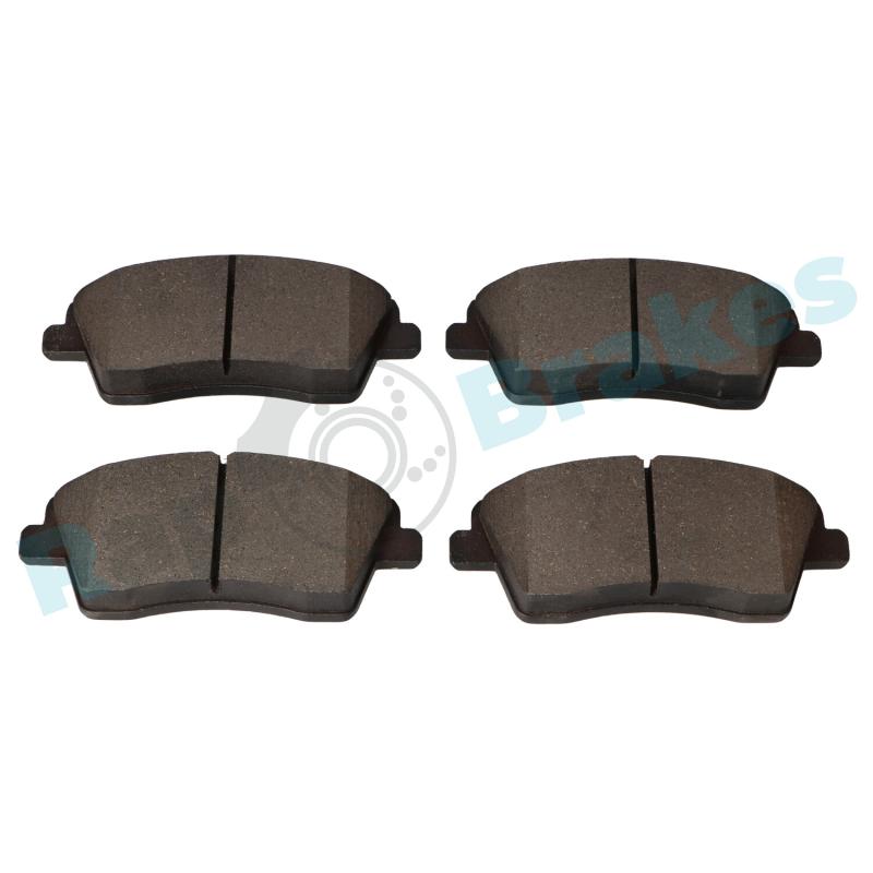 Jeu de 4 plaquettes de frein avant RAP BRAKES R-P1574 - Visuel 2