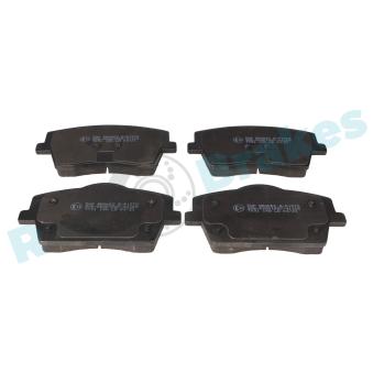 Jeu de 4 plaquettes de frein avant RAP BRAKES [R-P1575]