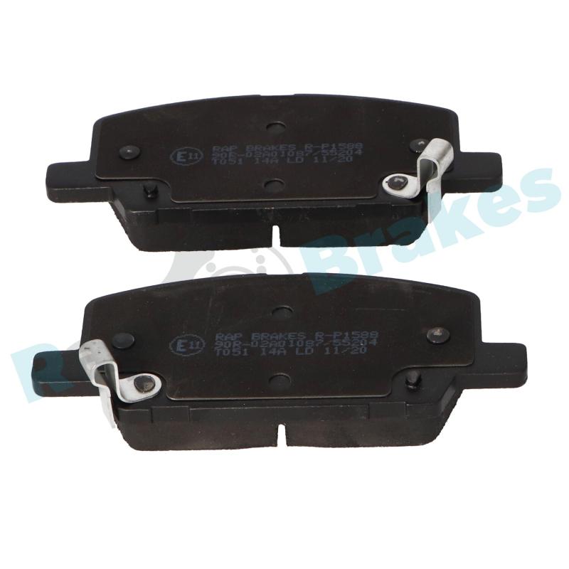 Jeu de 4 plaquettes de frein avant RAP BRAKES R-P1588 - Visuel 2