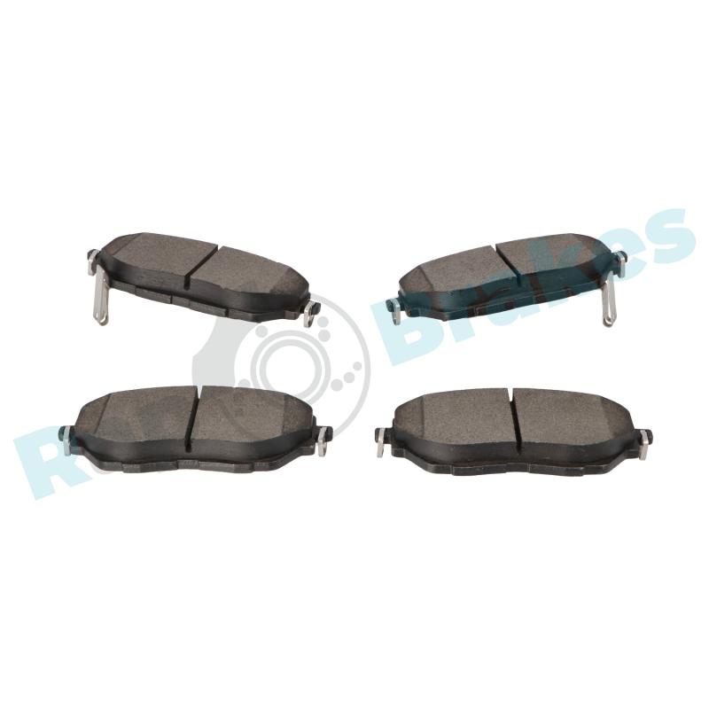 Jeu de 4 plaquettes de frein avant RAP BRAKES R-P1593 - Visuel 2